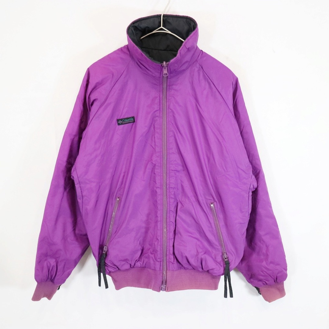 80年代 Columbia コロンビア Thinsulate シンサレート 中綿ナイロン リバーシブル ジャケット 防寒 パープル (メンズ S)  中古 古着 N8545 | フリマアプリ ラクマ