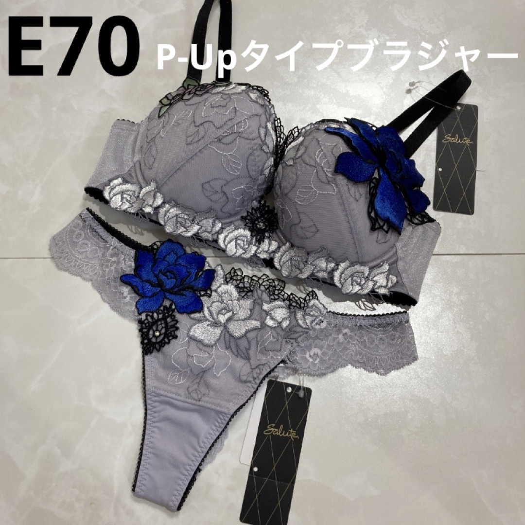 サルート　76G 空中庭園　P-Upタイプブラジャー E70 ソング　M GY