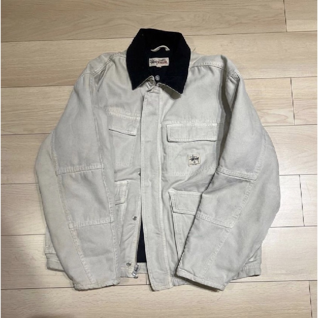 STUSSY - stussy washed canvas shop jacket Mの通販 by ノール