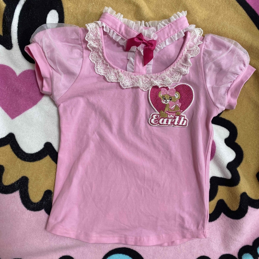 EARTHMAGIC(アースマジック)の３０、100センチ キッズ/ベビー/マタニティのキッズ服女の子用(90cm~)(Tシャツ/カットソー)の商品写真