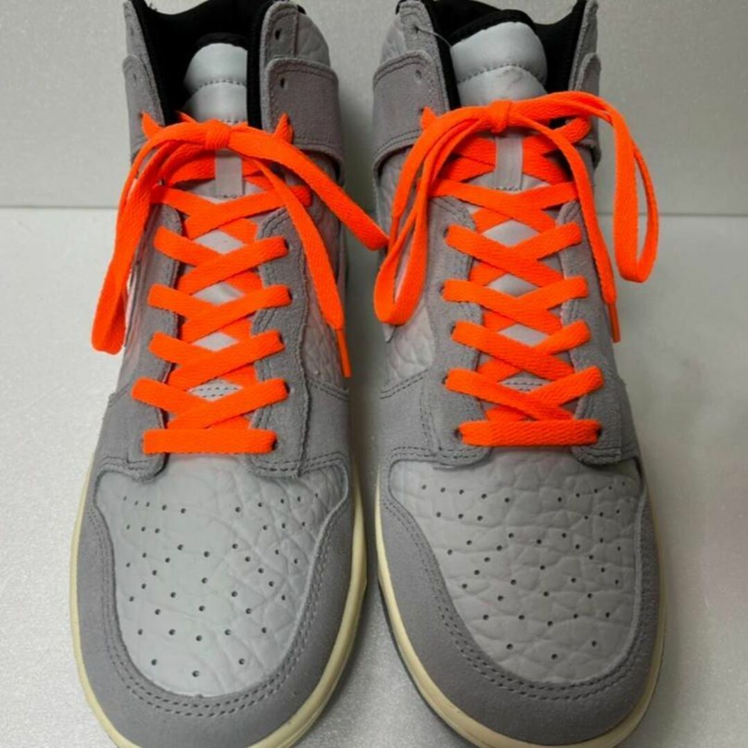 新品 シューレース 150cm 靴紐 平紐 くつひも 無地 オレンジ ⓵ メンズの靴/シューズ(スニーカー)の商品写真