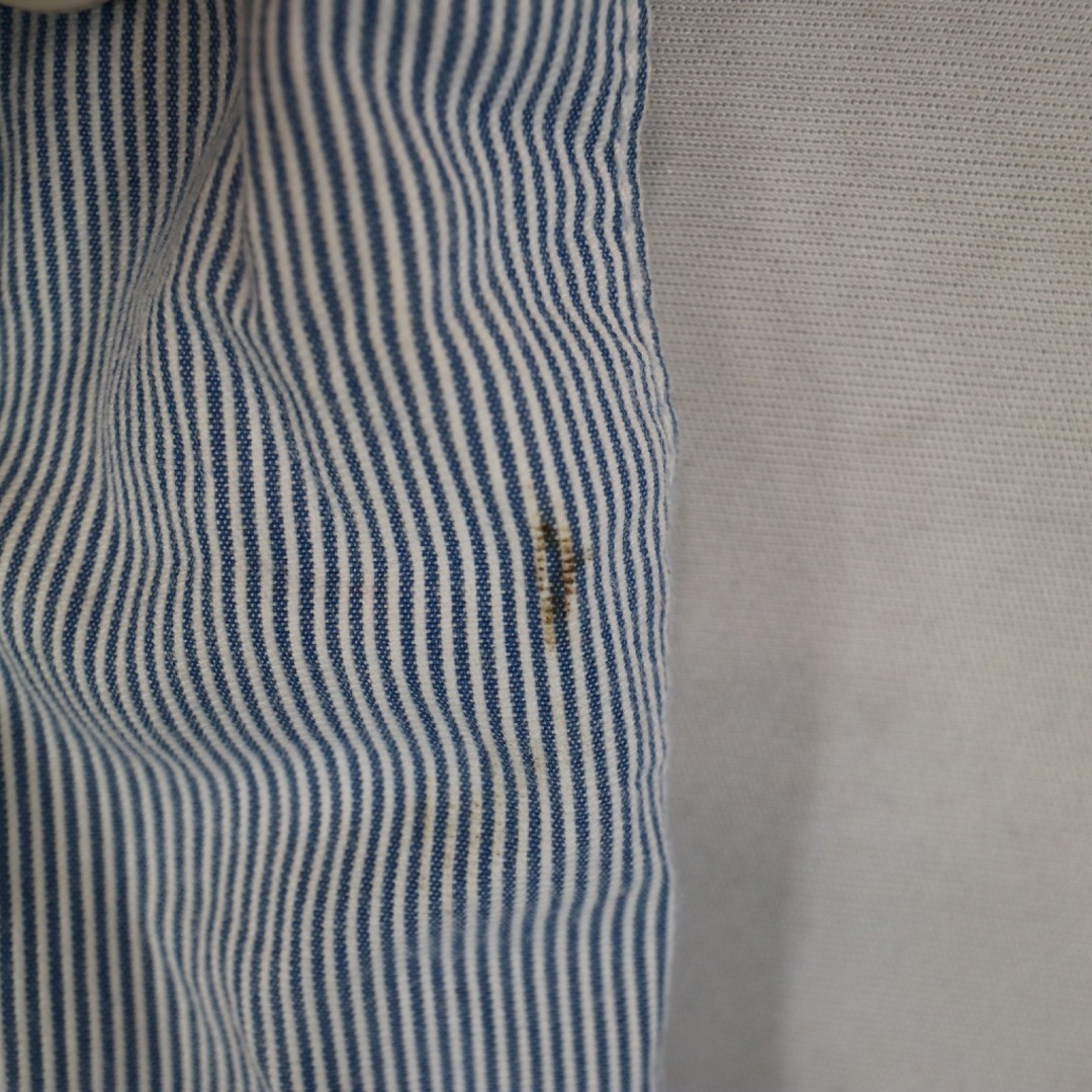 POLO RALPH LAUREN(ポロラルフローレン)のPolo by Ralph Lauren ポロバイラルフローレン ショートパンツ カーゴポケット ストライプ ブルー (メンズ 33) 中古 古着 N8607 メンズのパンツ(ショートパンツ)の商品写真