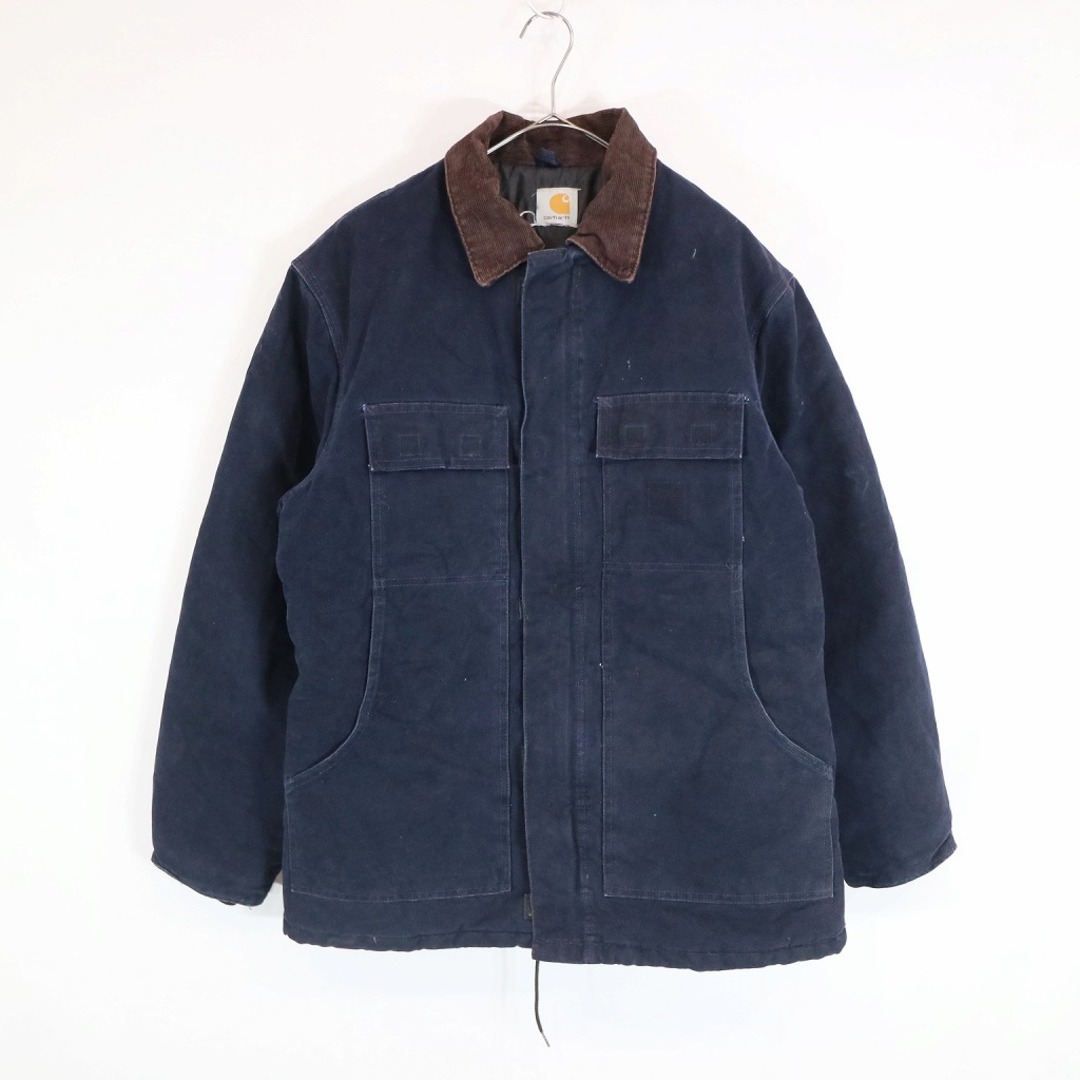 SALE/ Carhartt カーハート トラディショナル コート 防寒  ワーク 裏地キルティング ネイビー (メンズ XXL相当)   N8638