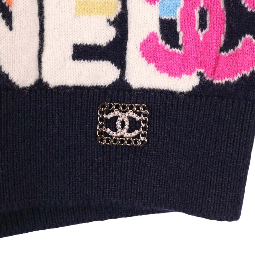 ほぼ新品★CHANEL 値下 ココマーク カシミヤ ニット セーター シャネル