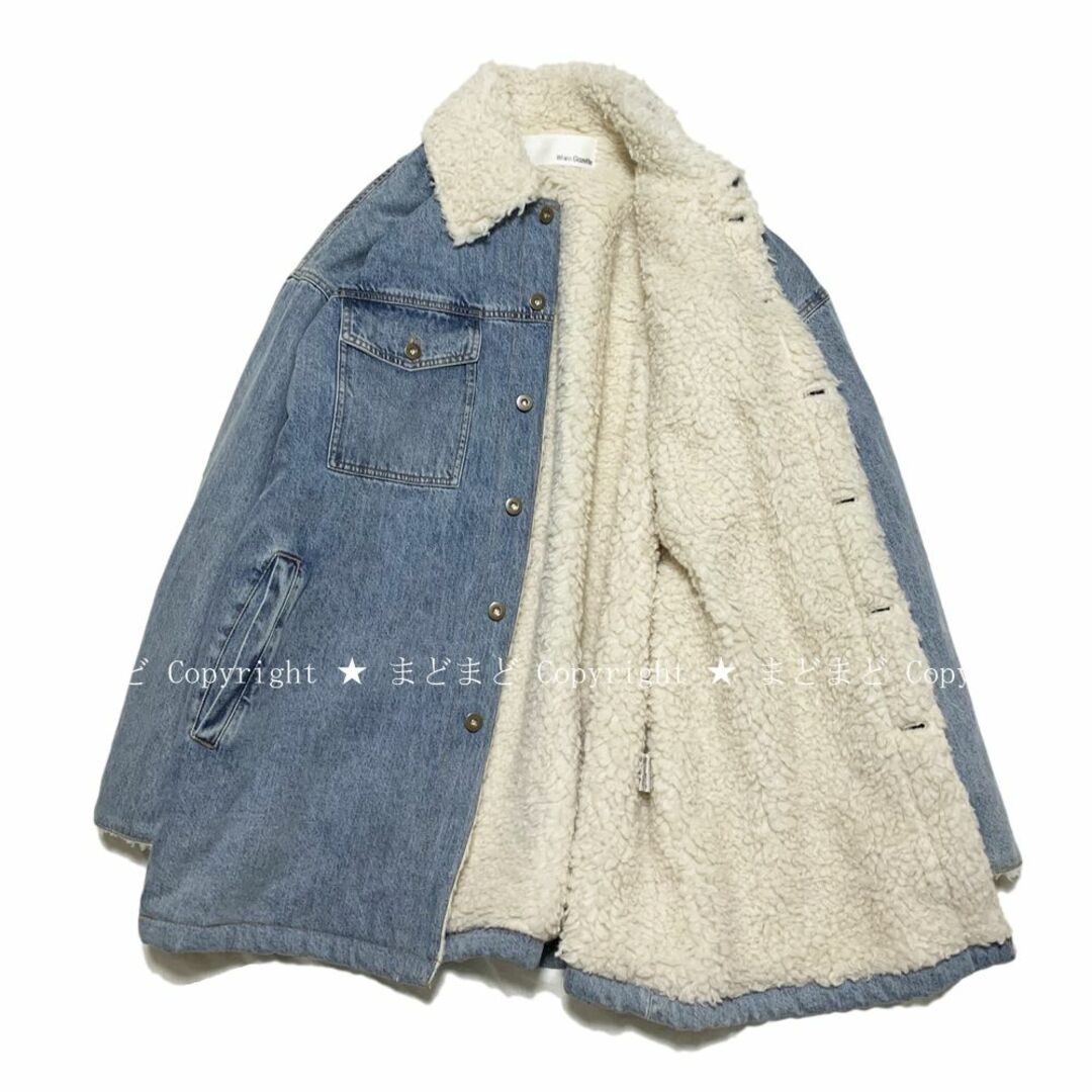 ウィムガゼット DENIMボアブルゾン デニム コート Whim Gazette | www