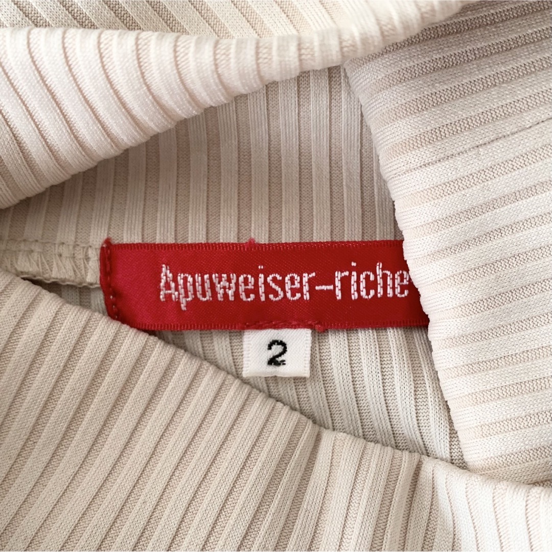 Apuweiser-riche(アプワイザーリッシェ)の【美品】アプワイザーリッシェ　Apuweiser-riche ワンピース レディースのワンピース(ひざ丈ワンピース)の商品写真