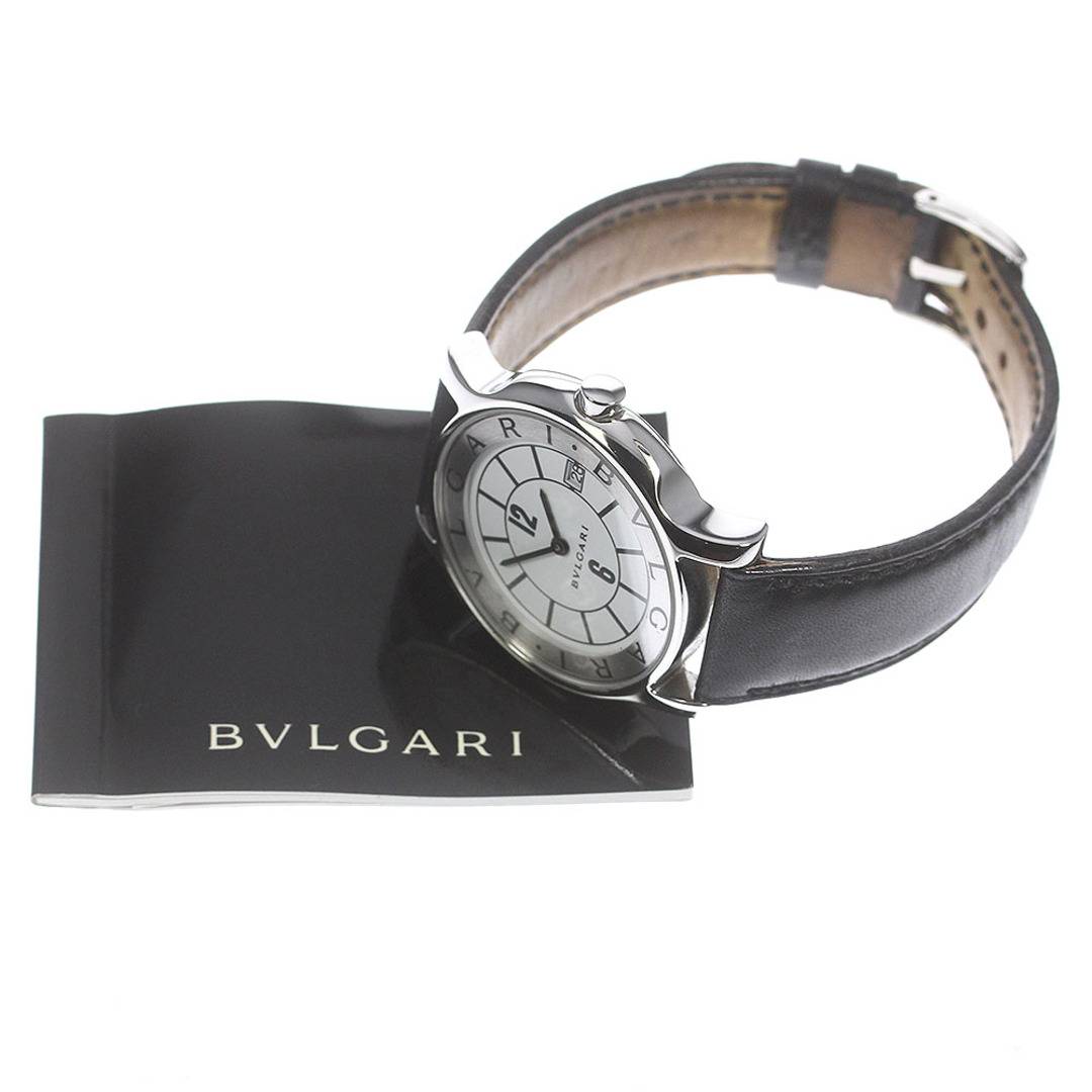 ブルガリ BVLGARI ST35S ソロテンポ デイト クォーツ メンズ _771362