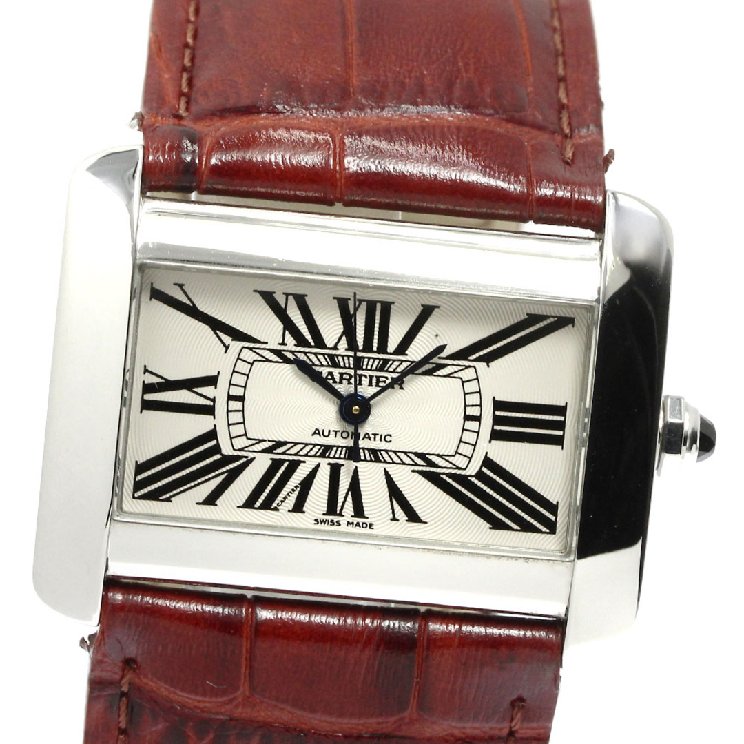 カルティエ CARTIER W6300755 タンクディバンLM 自動巻き メンズ _763256