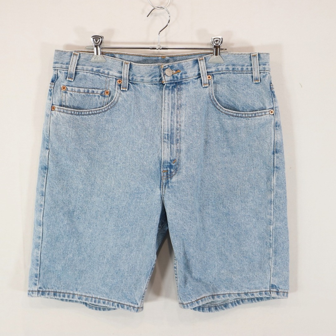 Levi's(リーバイス)の2000年代 Levi's リーバイス 505 デニムショーツ ショートパンツ ライトブルー (メンズ 36) 中古 古着 N8650 メンズのパンツ(ショートパンツ)の商品写真