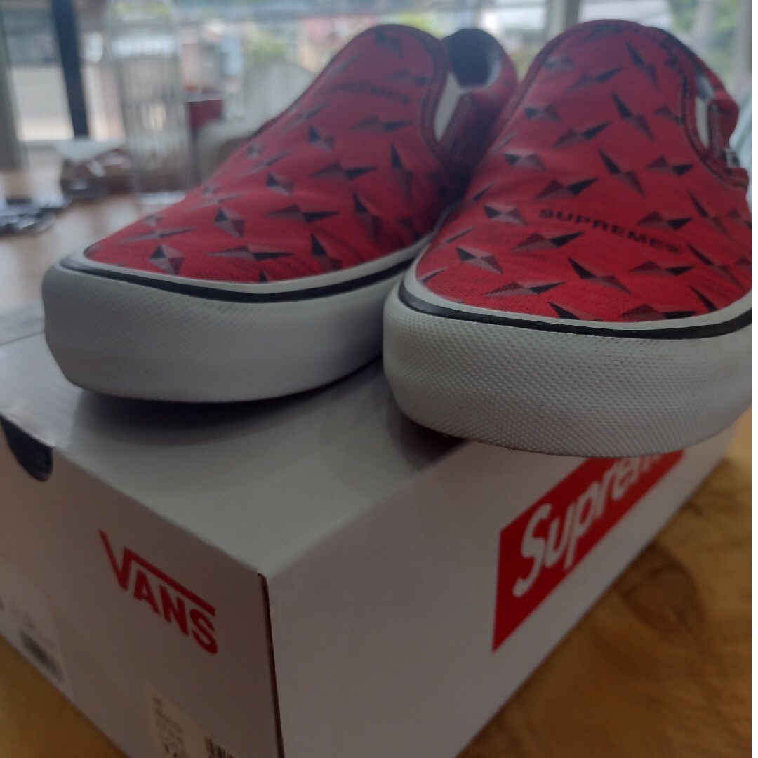 Supreme(シュプリーム)の☆美品☆ SUPREME VANS スリッポン ダイヤモンド シュプリーム メンズの靴/シューズ(スリッポン/モカシン)の商品写真