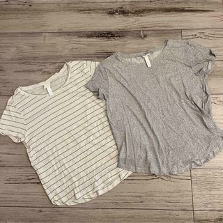 エイチアンドエム(H&M)のH&M▼2セット　柄Tシャツ(Tシャツ(半袖/袖なし))