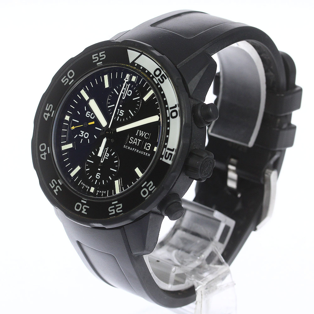 IWC(インターナショナルウォッチカンパニー)のIWC SCHAFFHAUSEN IW376705 アクアタイマー ガラパゴス アイランド クロノグラフ 自動巻き メンズ _769001 メンズの時計(腕時計(アナログ))の商品写真