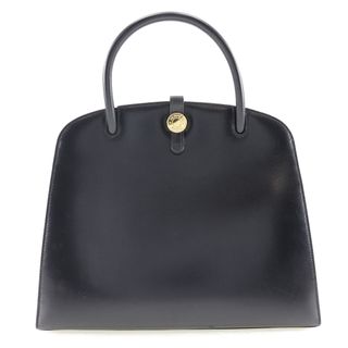 エルメス(HERMES)の【HERMES】エルメス ダルヴィMM ボックスカーフ 黒 〇Z レディース ハンドバッグ(ハンドバッグ)