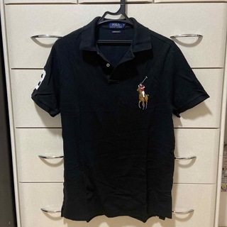 ポロラルフローレン(POLO RALPH LAUREN)のpolo Ralph Lauren ポロ　ラルフローレン　ポロシャツ黒ブラックM(ポロシャツ)