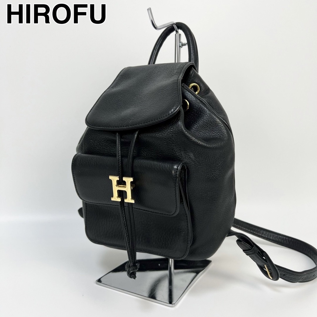 23H33 HIROFU ヒロフ ミニ リュック レザー 本革本革