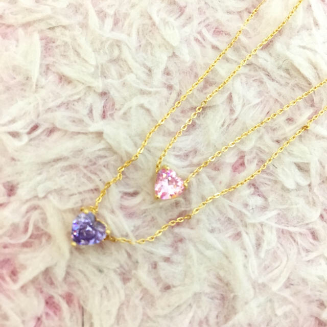 syrup.(シロップ)のRosemarie seoir♡ハートネックレス レディースのアクセサリー(ネックレス)の商品写真