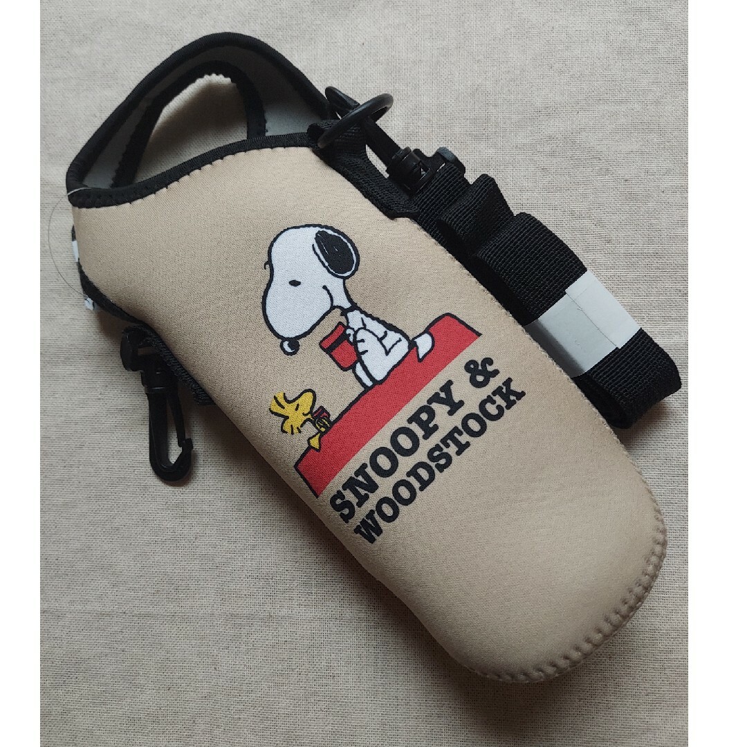 SNOOPY スヌーピー ペットボトルカバー 水筒カバー 傷保護 保冷保温 水滴保護 新品の通販 by 豆まき雑貨店's  shop｜スヌーピーならラクマ