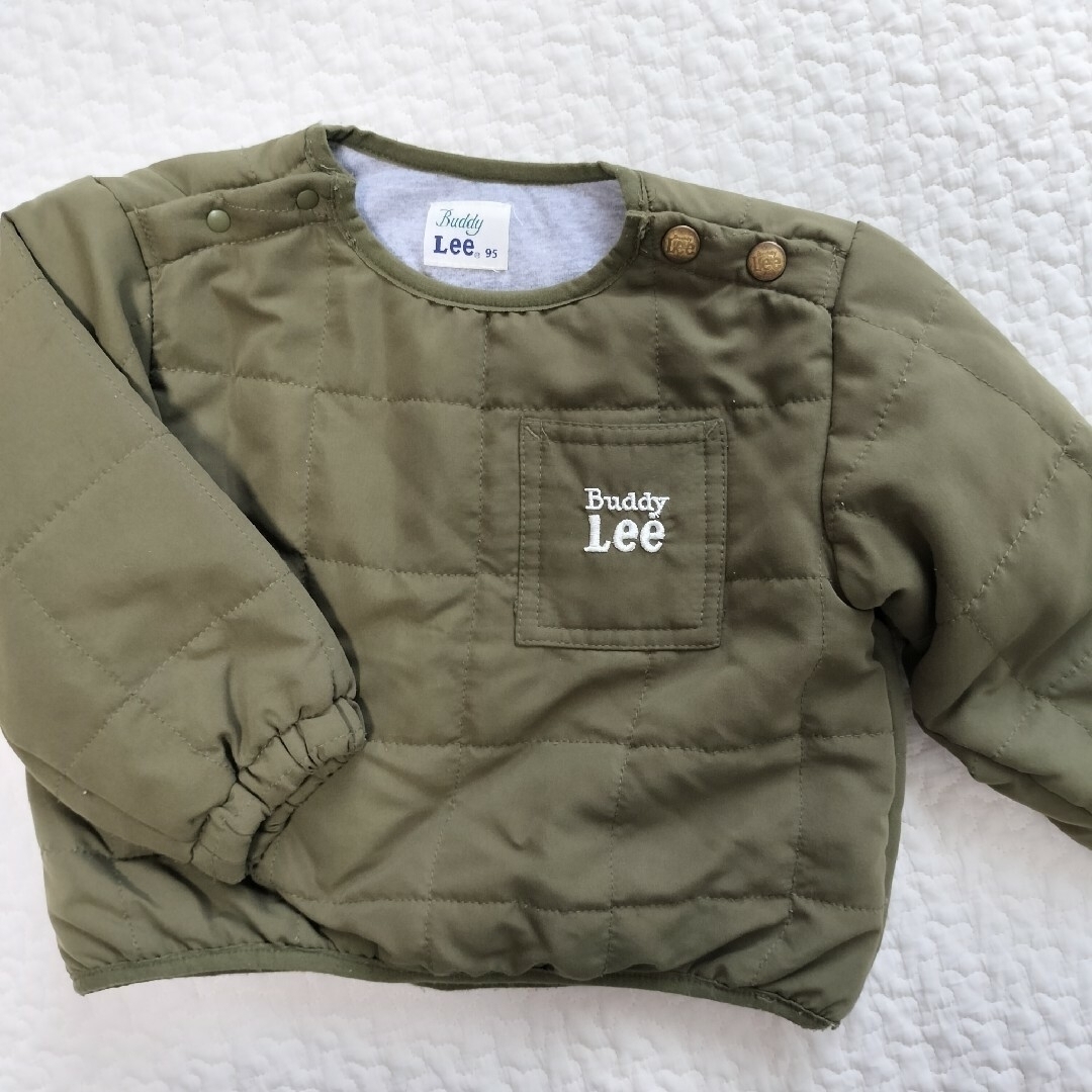 Buddy Lee(バディーリー)の美品　Buddy Lee 中綿 アウター　カーキー　95 キッズ/ベビー/マタニティのキッズ服男の子用(90cm~)(ジャケット/上着)の商品写真