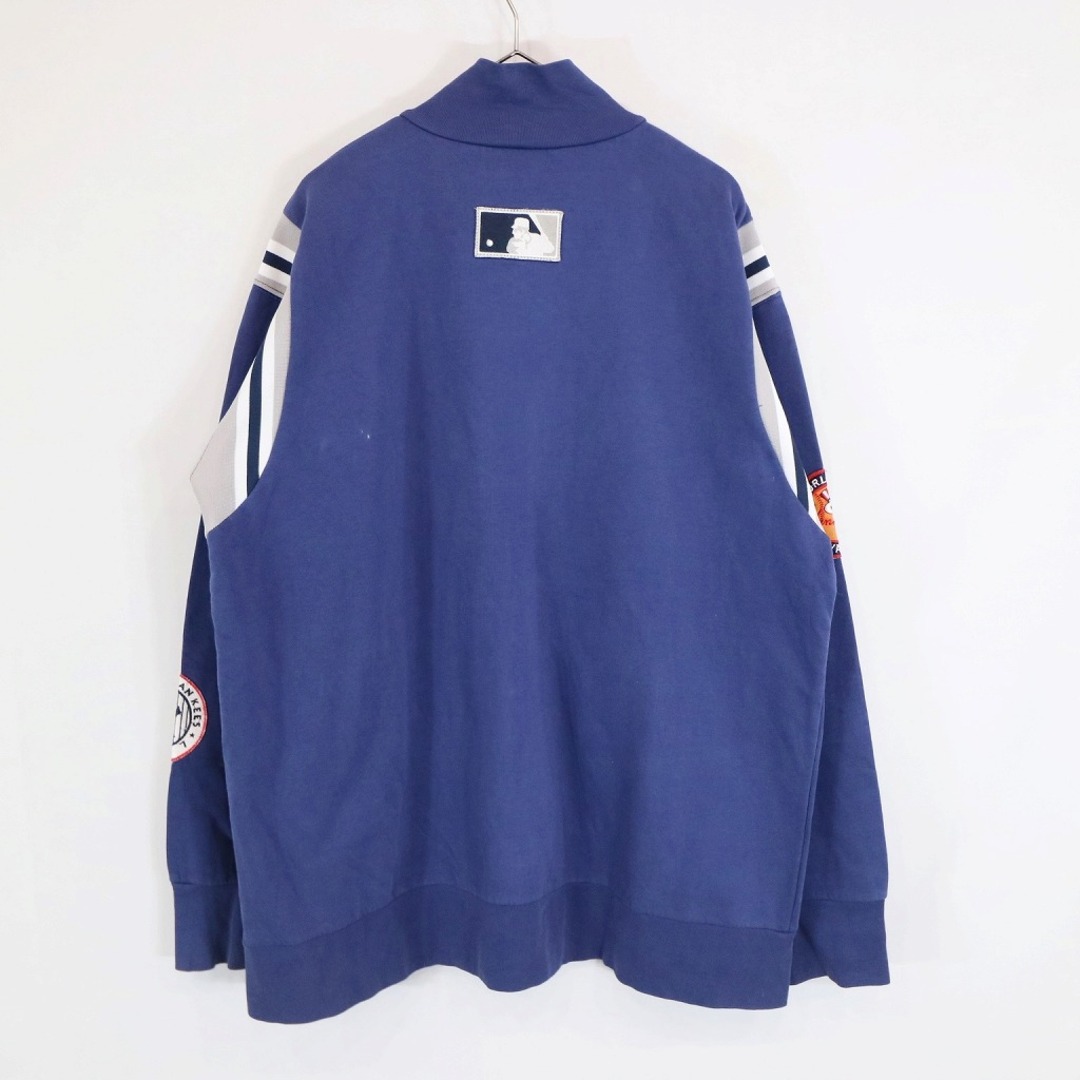 SALE/ Red × Jacket MLB ニューヨーク ヤンキース ジャージ スウェット ベースボール ブルー (レディース 7)   N8754