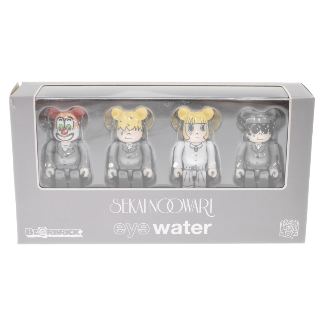 MEDICOM TOY メディコムトイ BE@RBRICK SEKAI NO OWARI×eyewater 100%4体セット ベアブリック  セカイノオワリ フィギュア グレー/ホワイト | フリマアプリ ラクマ