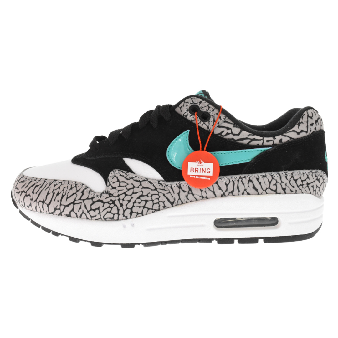 NIKE ナイキ ×atmos AIR MAX 1 PREMIUM RETRO ELEPHANT アトモス エアマックス1プレミアムレトロ ローカットスニーカー US8.5/26.5cm ホワイト/ブラック 908366-001