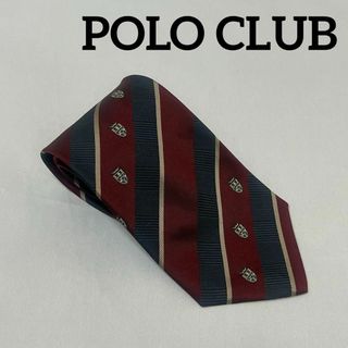 ポロクラブ(Polo Club)のPOLO CLUB ポロクラブ　ストライプ　ネクタイ　シルク　絹　ビジネス(ネクタイ)