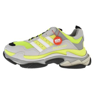 バレンシアガ(Balenciaga)のBALENCIAGA バレンシアガ 23SS×adidas TRIPLE S TRAINERS アディダス トリプルエス レースアップ トリプルS ローカットスニーカーシューズ ホワイト/イエロー 712821(スニーカー)