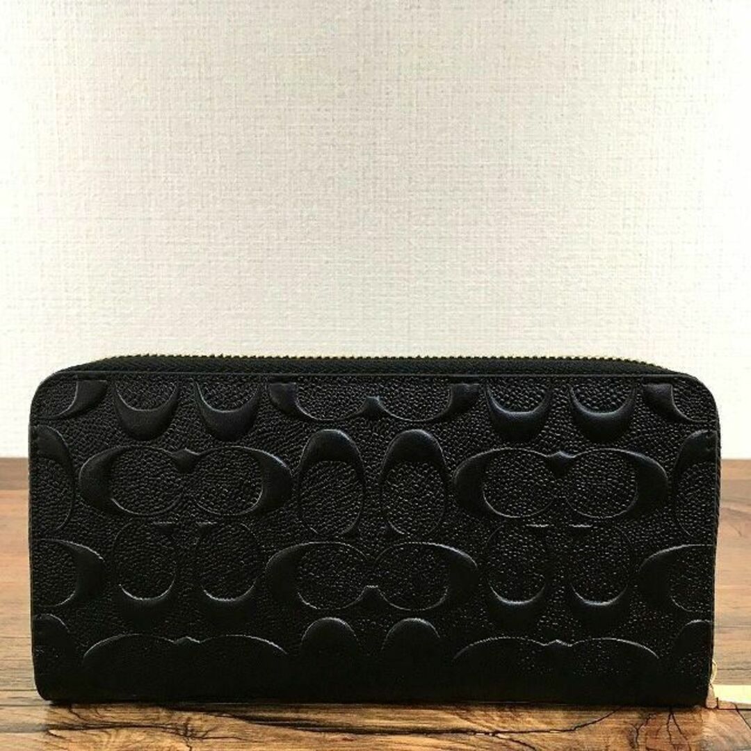 COACH - 未使用品 COACH ジップウォレット ブラック 41の通販 by old