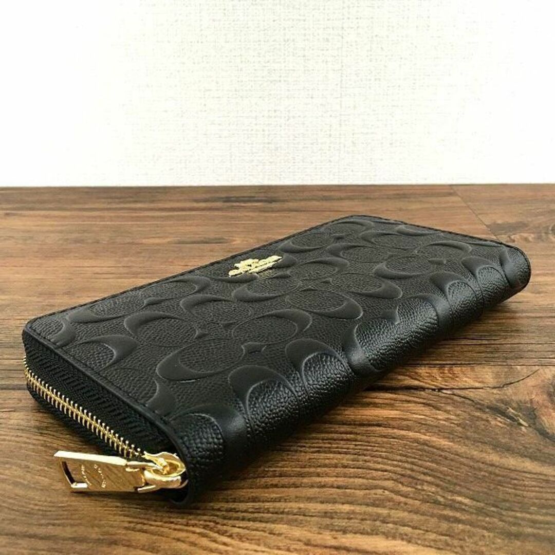COACH - 未使用品 COACH ジップウォレット ブラック 41の通販 by old