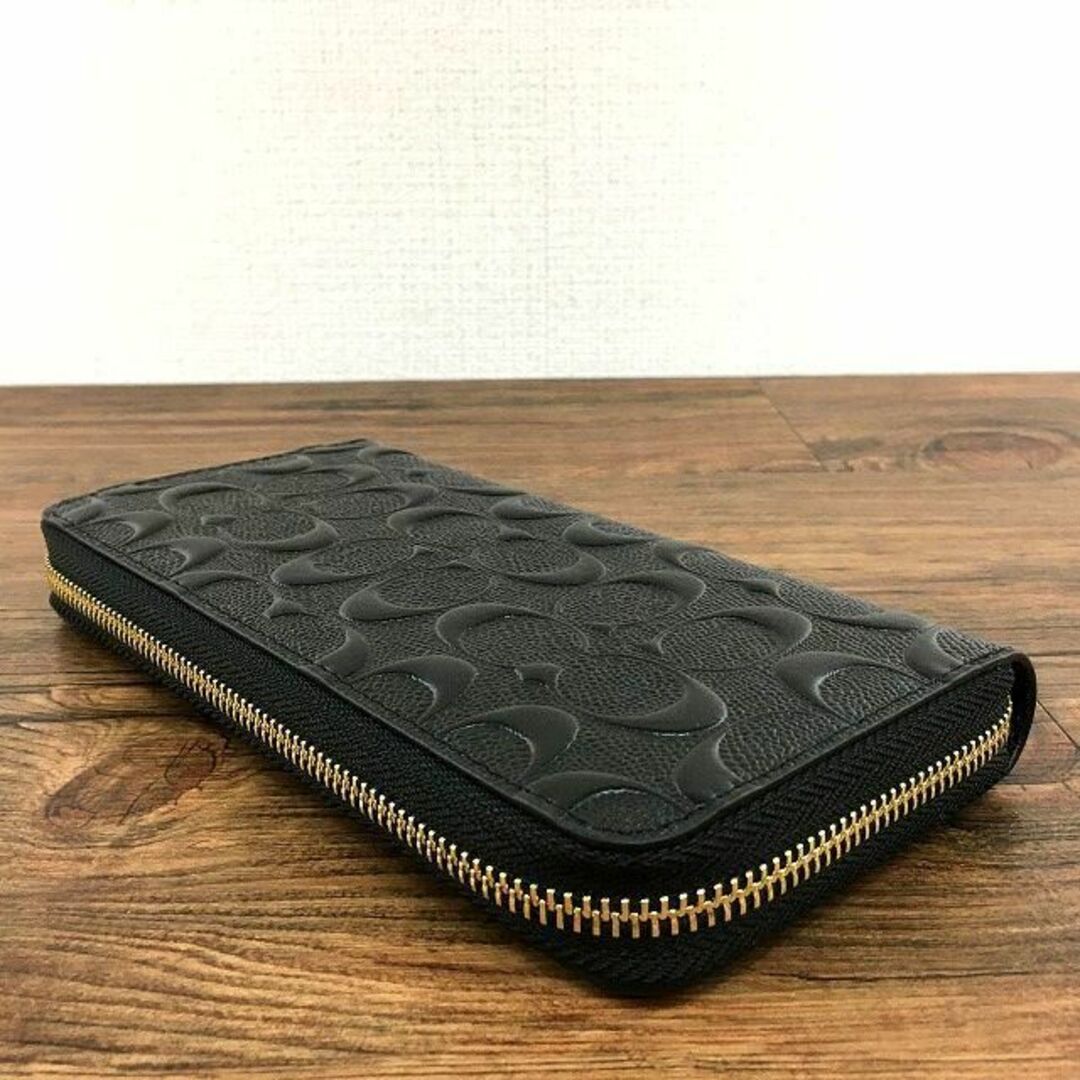 COACH - 未使用品 COACH ジップウォレット ブラック 41の通販 by old