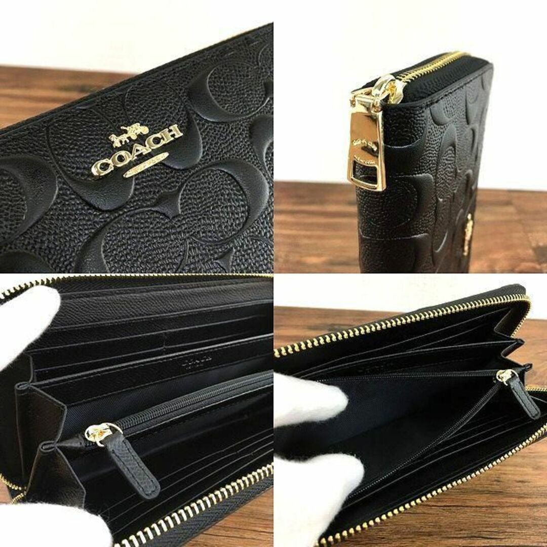 COACH - 未使用品 COACH ジップウォレット ブラック 41の通販 by old