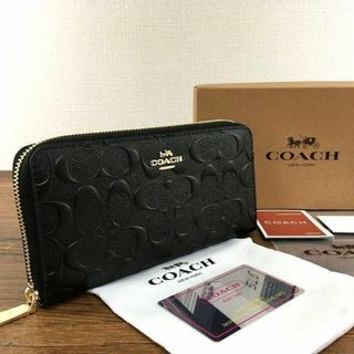 未使用品 COACH ジップウォレット ブラック 41