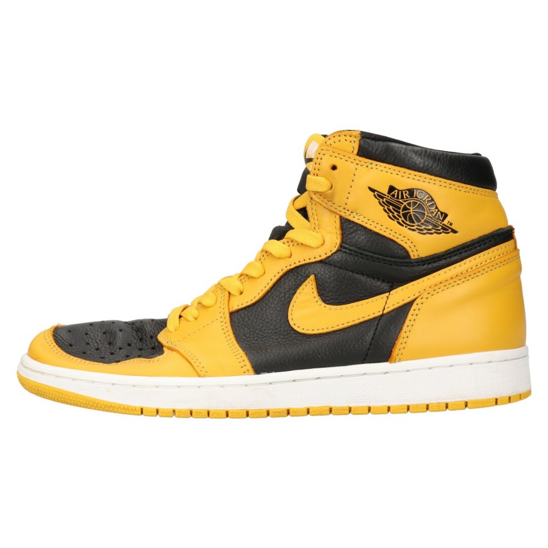 NIKE ナイキ AIR JORDAN 1 RETRO HIGH OG POLLEN 555088-701 エアジョーダン1 ハイカットスニーカー シューズ ブラック/イエロー US9.5/27.5cm