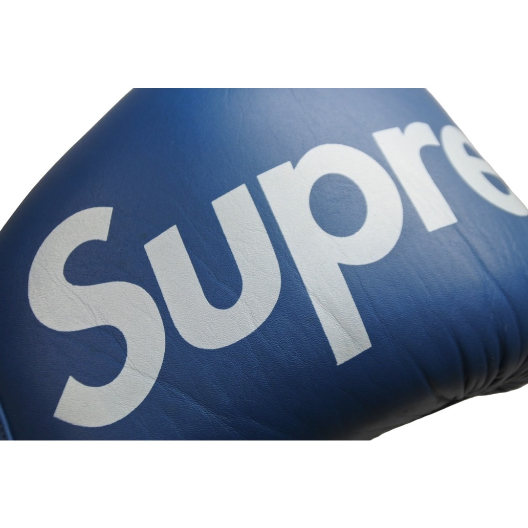 Supreme シュプリーム EVERLAST エバーラスト 手袋 ボクシンググローブ 08AW レザー ブルー 美品  54240 2