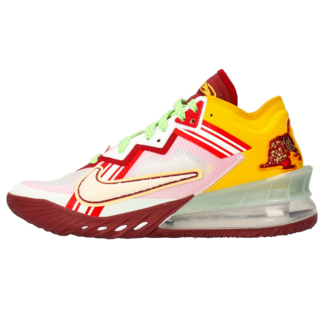 NIKE ナイキ ×Mimi Plange LEBRON 18 LOW HIGHER LEARNING ミミ プランジ レブロン ロー ハイヤー ラーニング ローカットスニーカーシューズ マルチカラー US8.5 CV7562-102