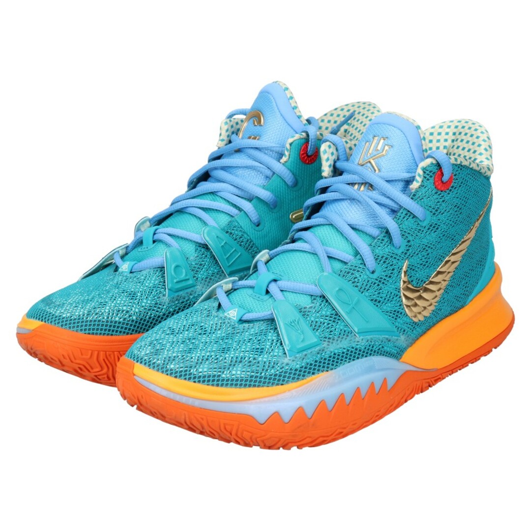 NIKE(ナイキ)のNIKE ナイキ ×Concepts Kyrie 7 Horus コンセプツ カイリー 7 ホルス ローカットスニーカーシューズ ブルー US8.5 CT1137-900 メンズの靴/シューズ(スニーカー)の商品写真