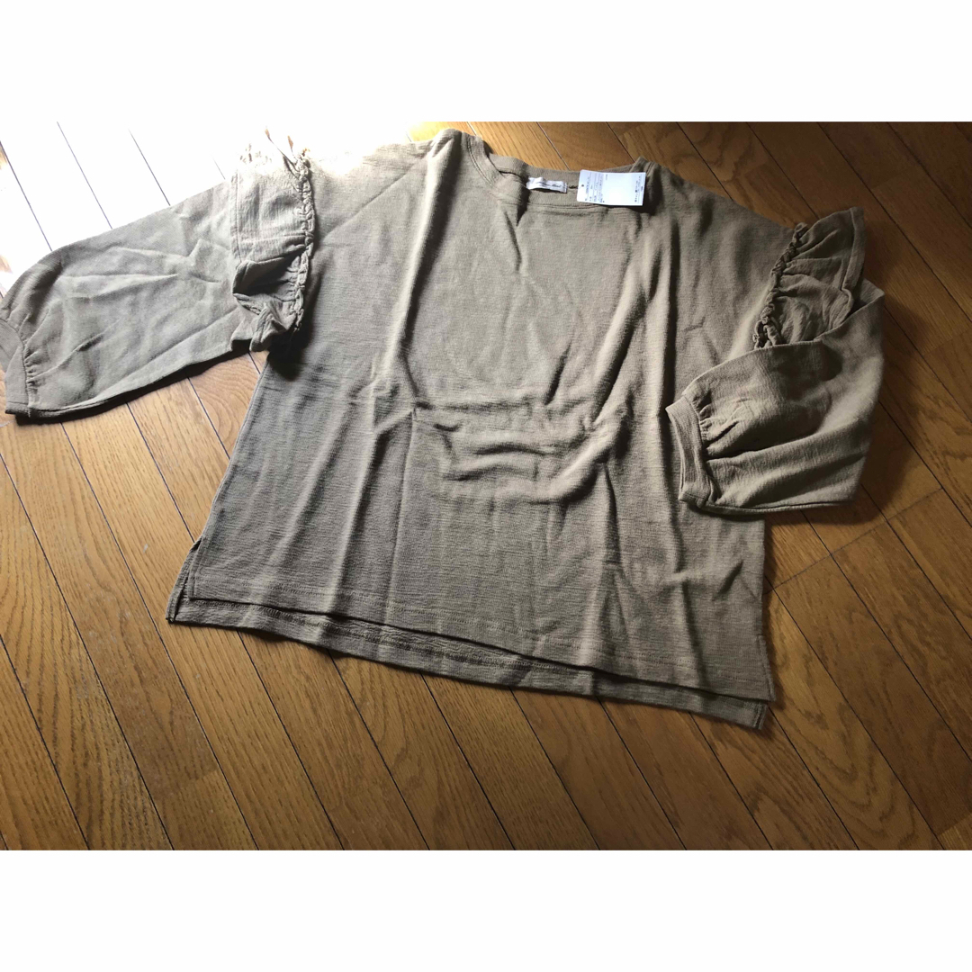 SM2(サマンサモスモス)の新品♡SM2♡袖フリルゆったりカットソー レディースのトップス(Tシャツ(長袖/七分))の商品写真