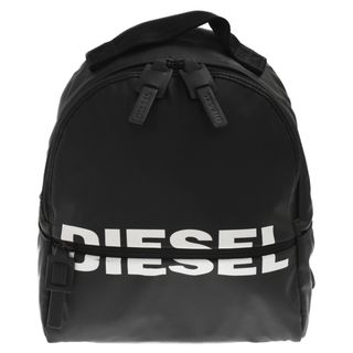 ディーゼル(DIESEL)のDIESEL ディーゼル ロゴプリント リュックサック バックパック ブラック(バッグパック/リュック)