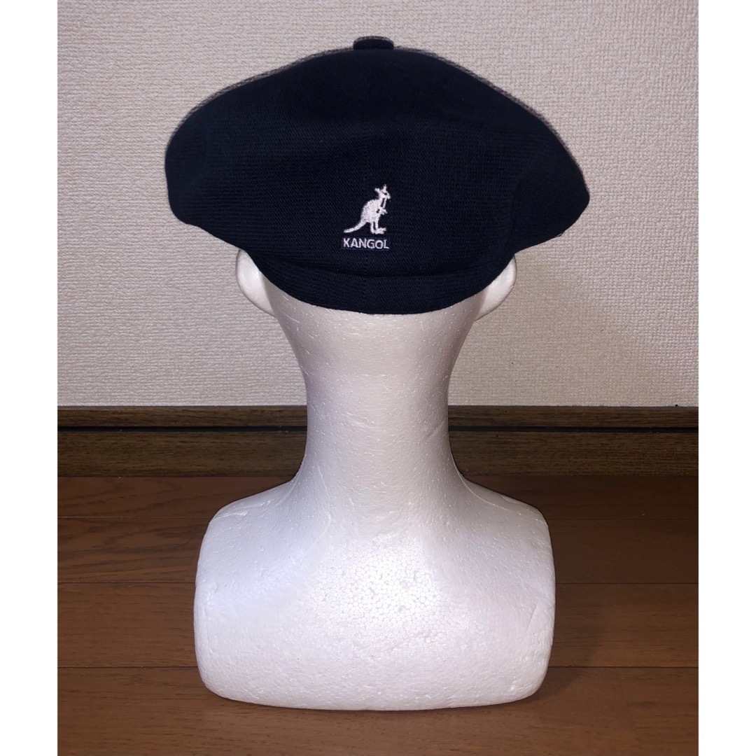 KANGOL(カンゴール)のL 良品 KANGOL ハンチングキャップ カンゴール ベレー帽 ネイビー 紺 メンズの帽子(ハンチング/ベレー帽)の商品写真