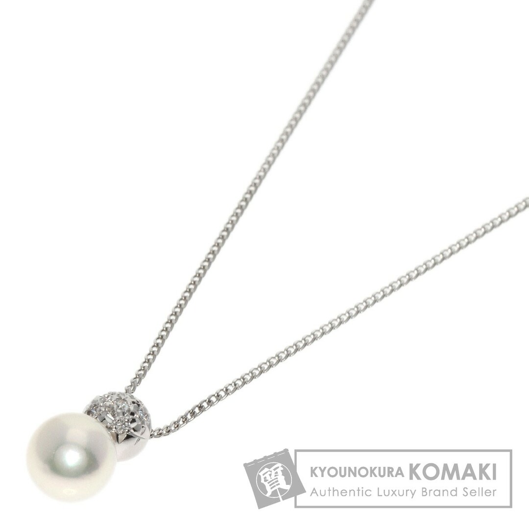 TASAKI アコヤパール 真珠 ダイヤモンド ネックレス PT850 レディース