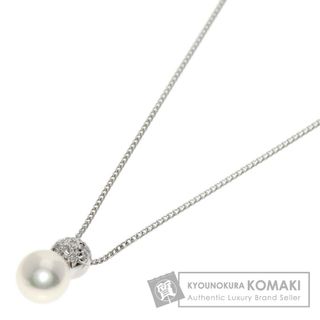 TASAKI アコヤパールネックレス　シルバーダイヤモンド