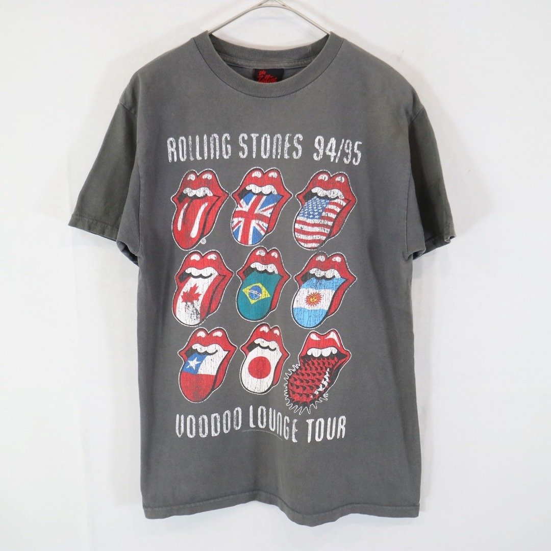 SALE/ THE ROLLING STONES VOODOO LOUNGE TOUR 半袖Tシャツ バンT グレー (メンズ M) 中古 古着 N8812 | フリマアプリ ラクマ