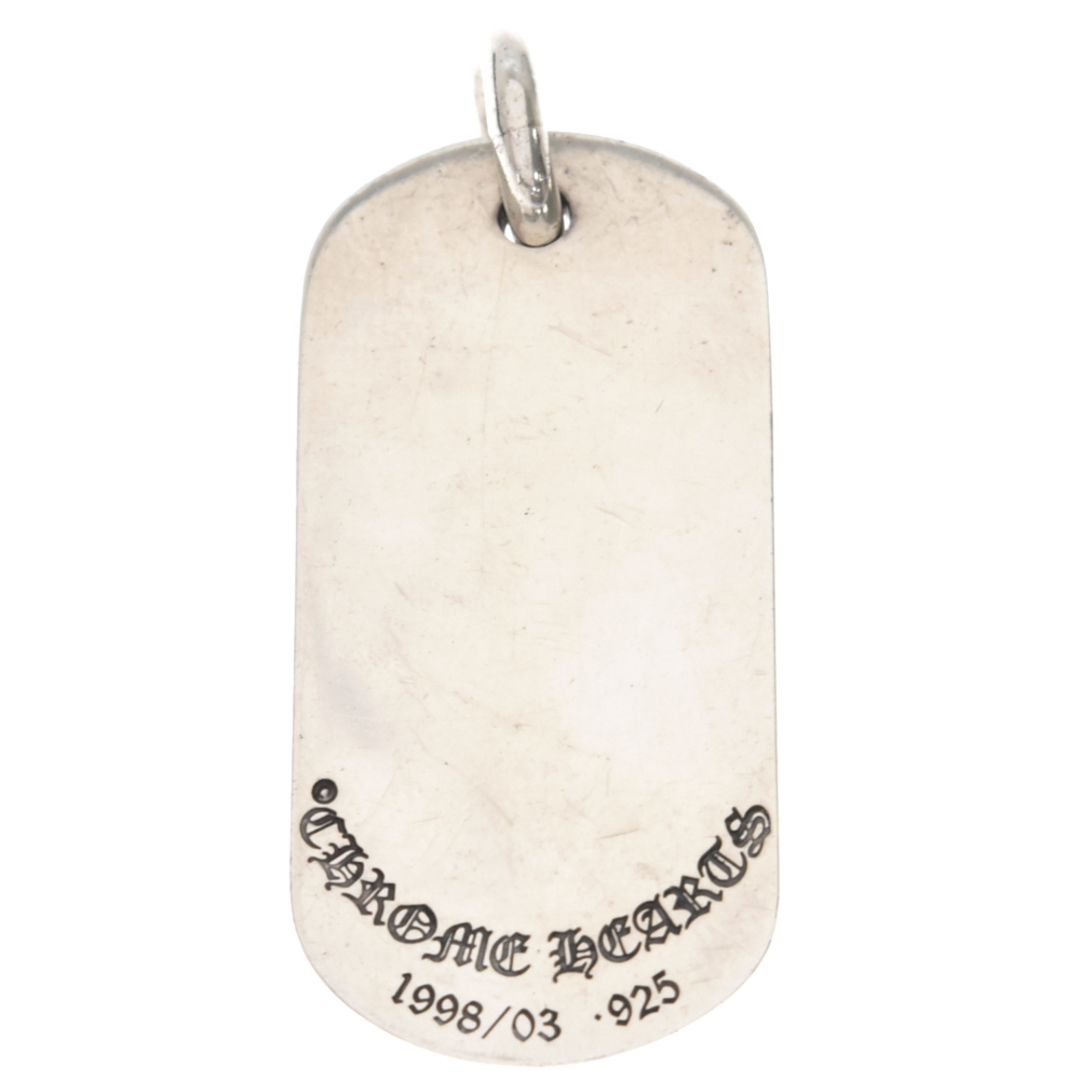 CHROME HEARTS クロムハーツ RAISED STAR DOGTAG レイズドスタードッグタグ ロサンゼルス限定シルバーネックレストップ  シルバー