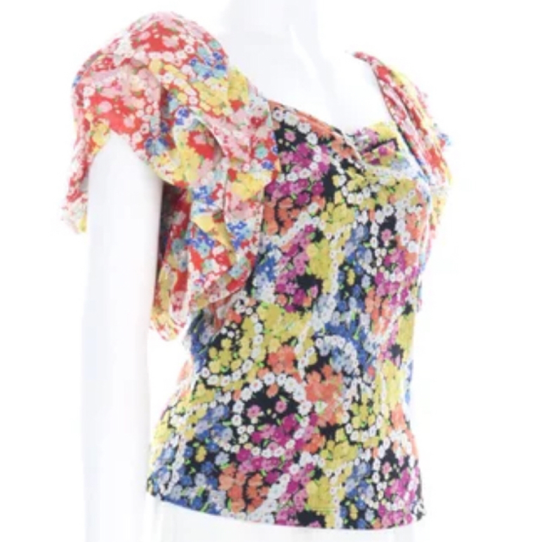 VIVIENNE TAM CIRCLE FLOWER トップス   サイズ　38 8