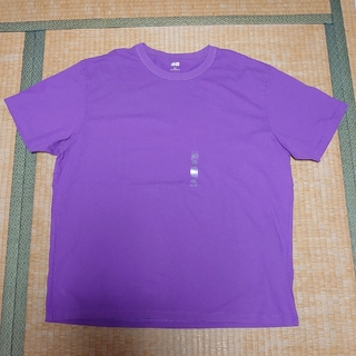 ユニクロ(UNIQLO)のユニクロ Uniqlo U クルーネック Tシャツ パープル(Tシャツ/カットソー(半袖/袖なし))