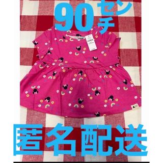 ギャップ(GAP)の【新品未使用】babyGap  90㌢　ミニーマウス ぺプラムトップス(ワンピース)