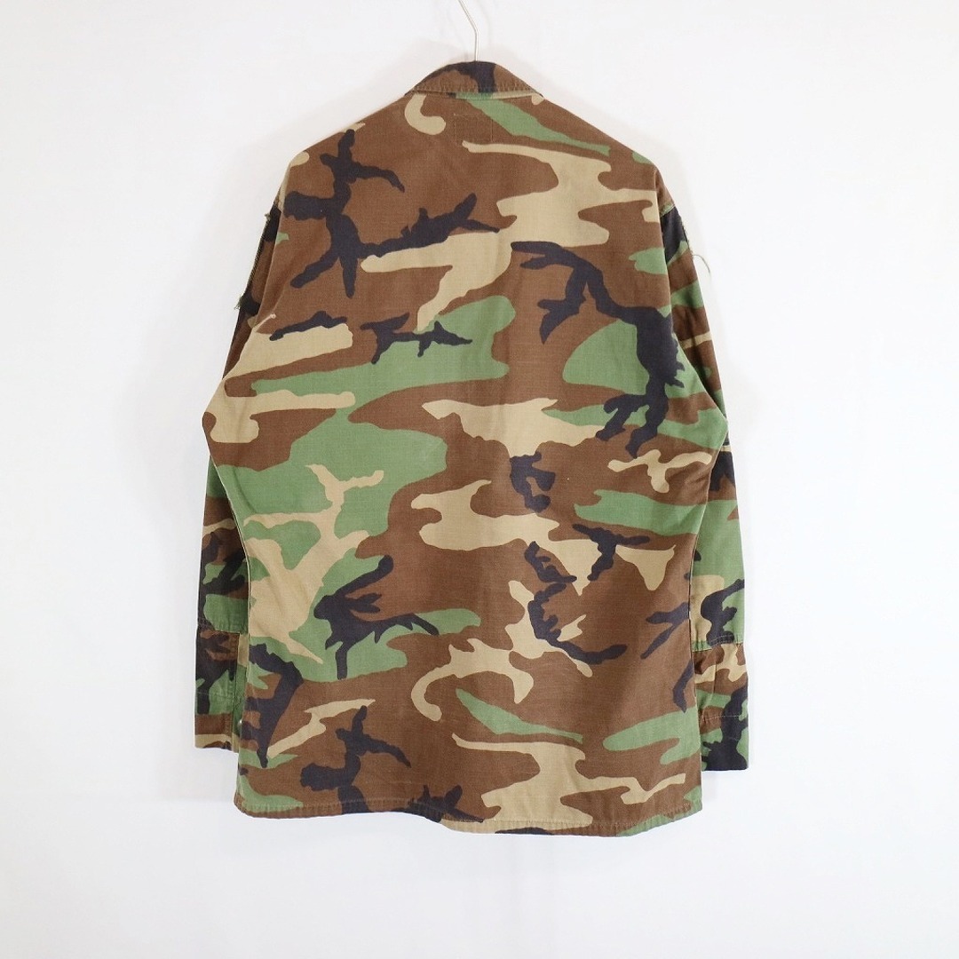 SALE/ 90年代 米軍実物 U.S.ARMY ユーティリティシャツ ミリタリー 戦闘服 アウター ウッドランドカモ (メンズ MEDIUM-REGULAR) N8894 1