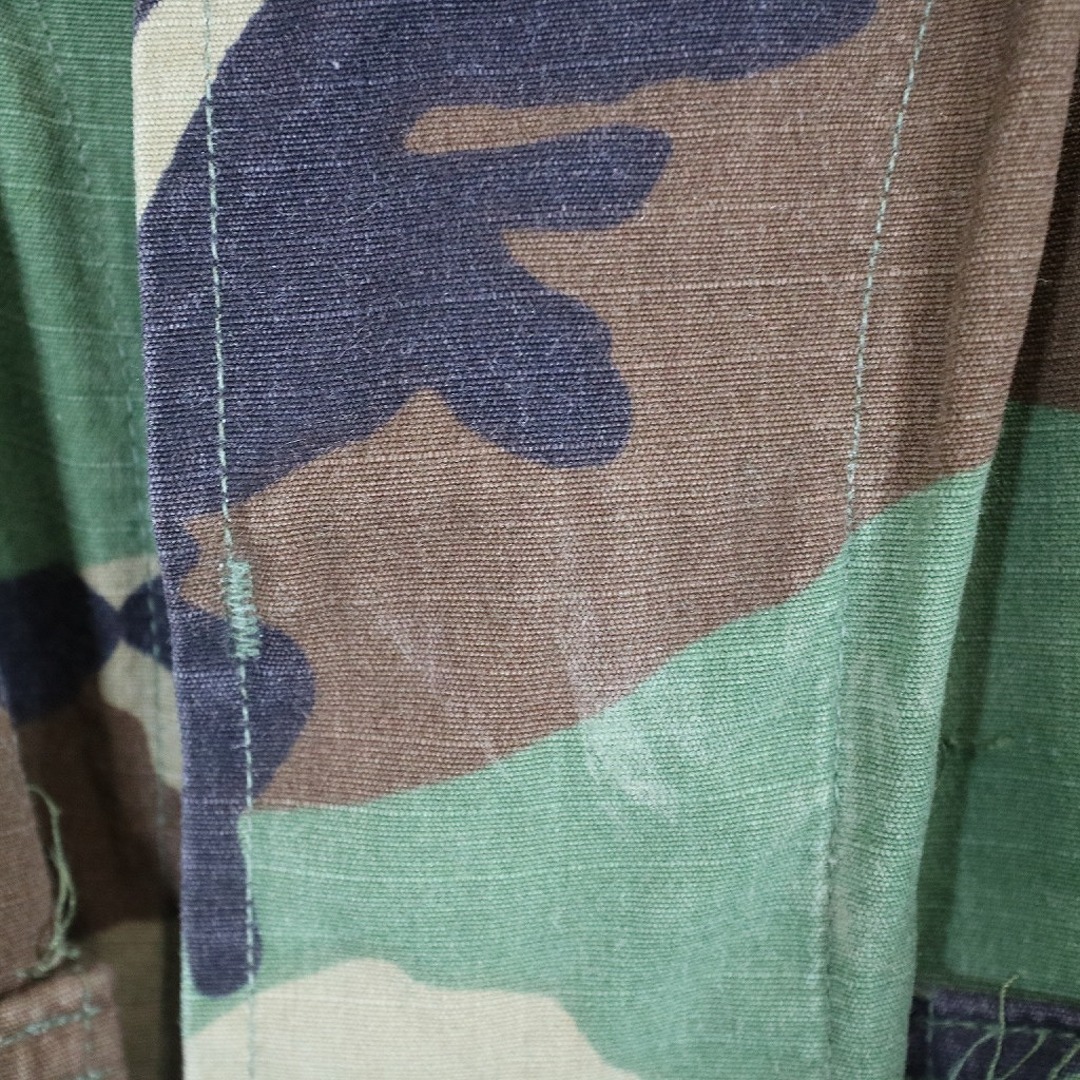 SALE/ 90年代 米軍実物 U.S.ARMY ユーティリティシャツ ミリタリー 戦闘服 アウター ウッドランドカモ (メンズ MEDIUM-REGULAR) N8894 5