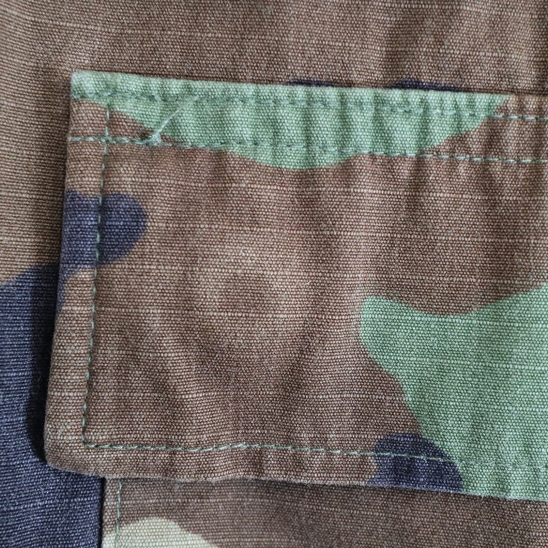 SALE/ 90年代 米軍実物 U.S.ARMY ユーティリティシャツ ミリタリー 戦闘服 アウター ウッドランドカモ (メンズ MEDIUM-REGULAR) N8894 6