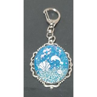 【ハンドメイド】海 バッグチャーム(バッグチャーム)